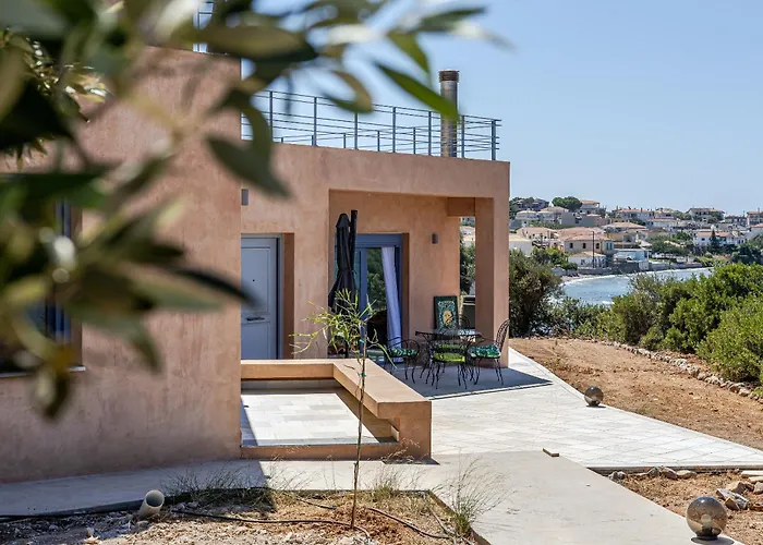 Villa Elaia'S Modern Villa - Panoramic Sea View