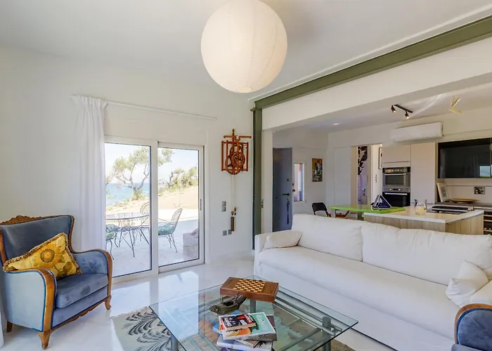 Elaia'S Modern Villa - Panoramic Sea View