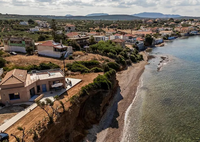 Βίλα Elaia'S Modern Villa - Panoramic Sea View